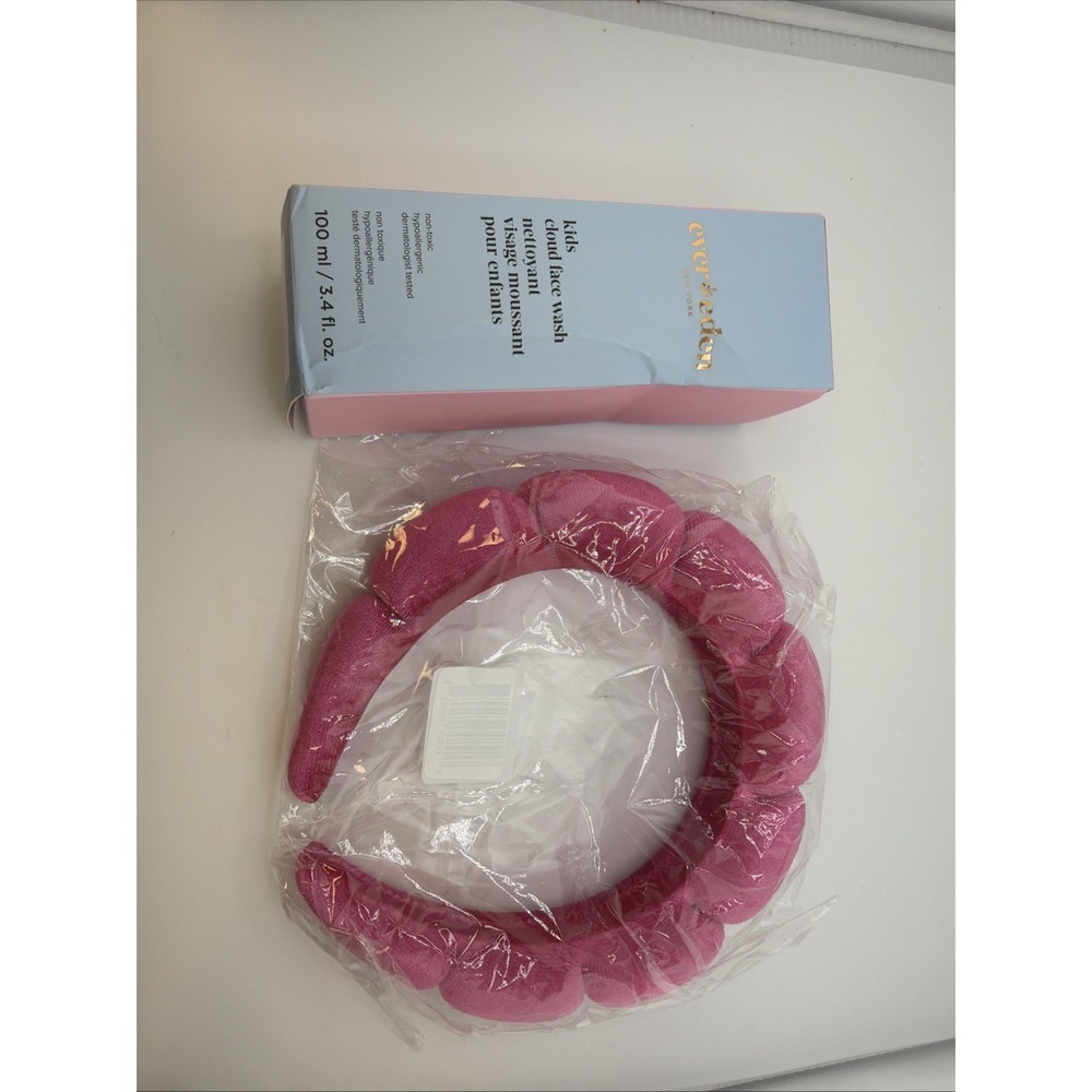 Evereden  Kids Cloud Face Wash 3.4 fl oz / 100 ml NIDB* And Head Band
